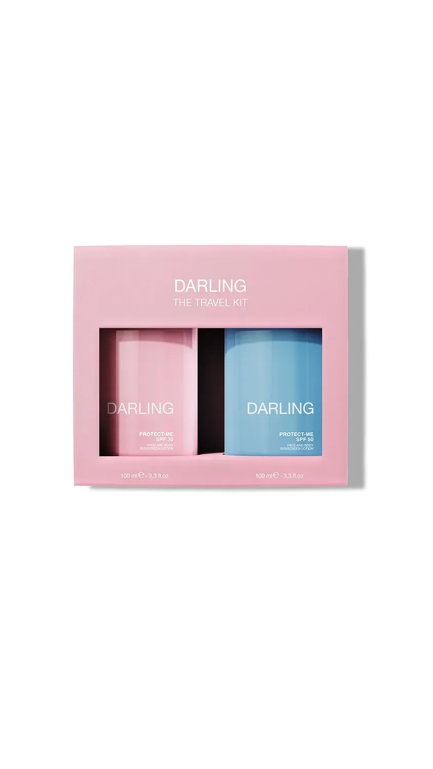 Darling Travel Kit zonnebrandset SPF30 SPF50 2x100ml