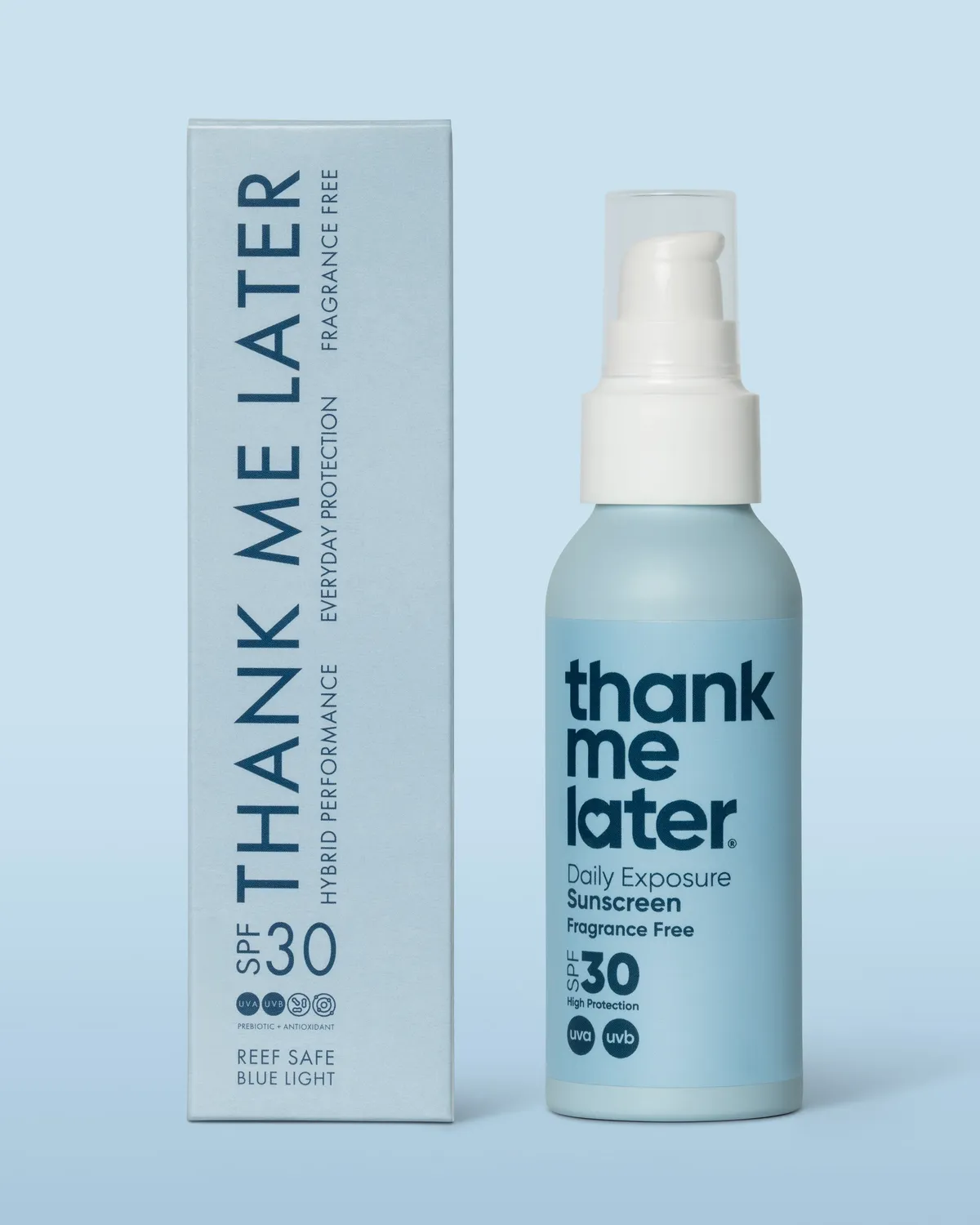 Thank Me Later Daily Exposure zonnebrand SPF parfumvrij 100ml