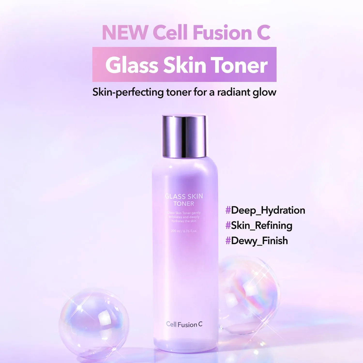 Cell Fusion Glass Skin Toner gezichtstoner 200ml glow