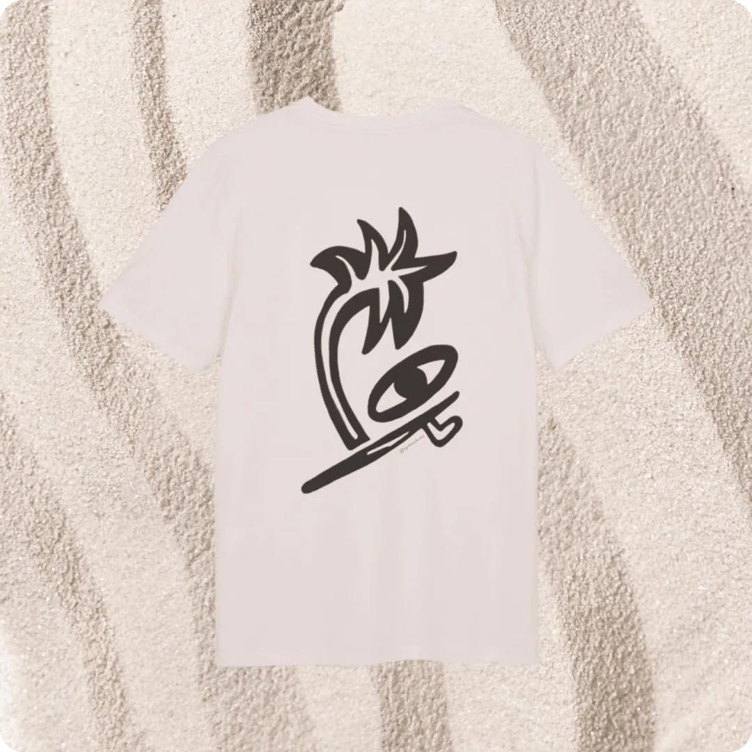 Suntribe Original T-shirt wit biologisch katoen unisex