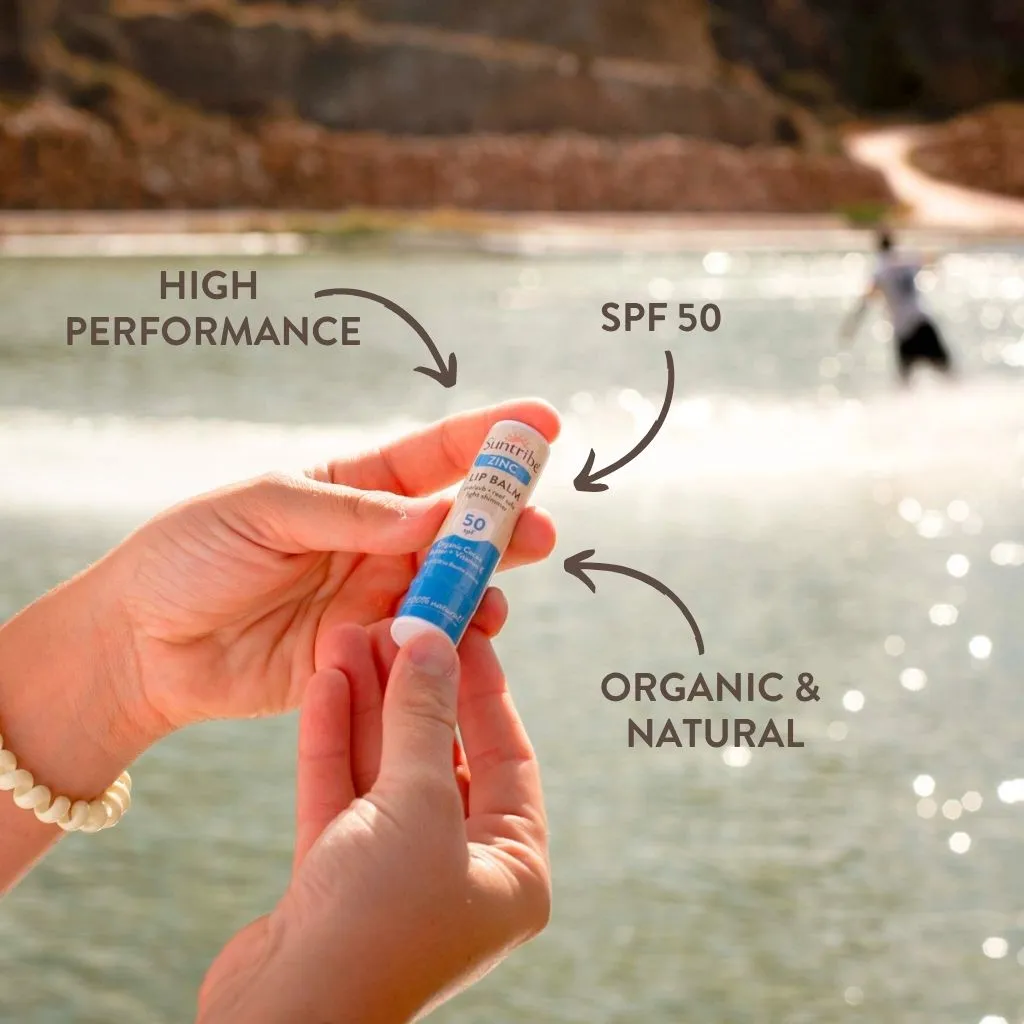 Suntribe Zinc Lip Balm lippenbalsem SPF50 mineraal