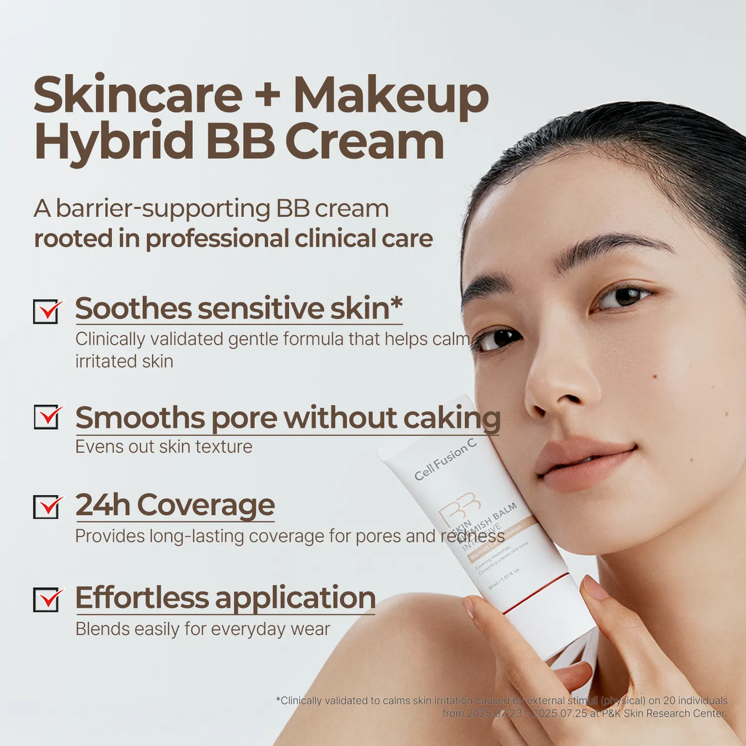 Cell Fusion BB Cream Puff BB cream Light met puff