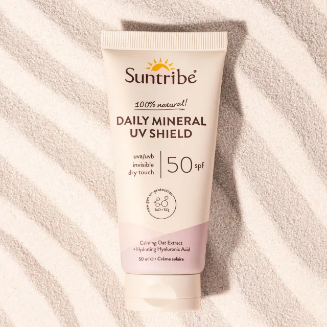 Suntribe Mineral UV Shield zonnebrand SPF50 mat