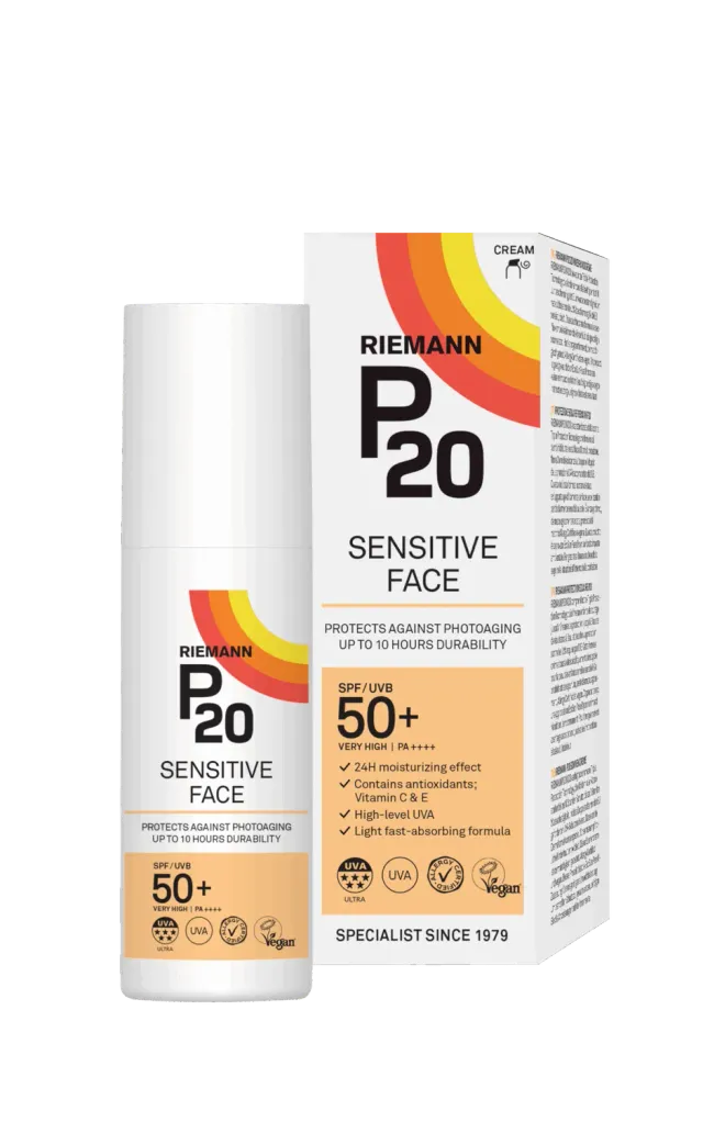 P20 Sensitive Face zonnecrème SPF50+ 50g gevoelige huid