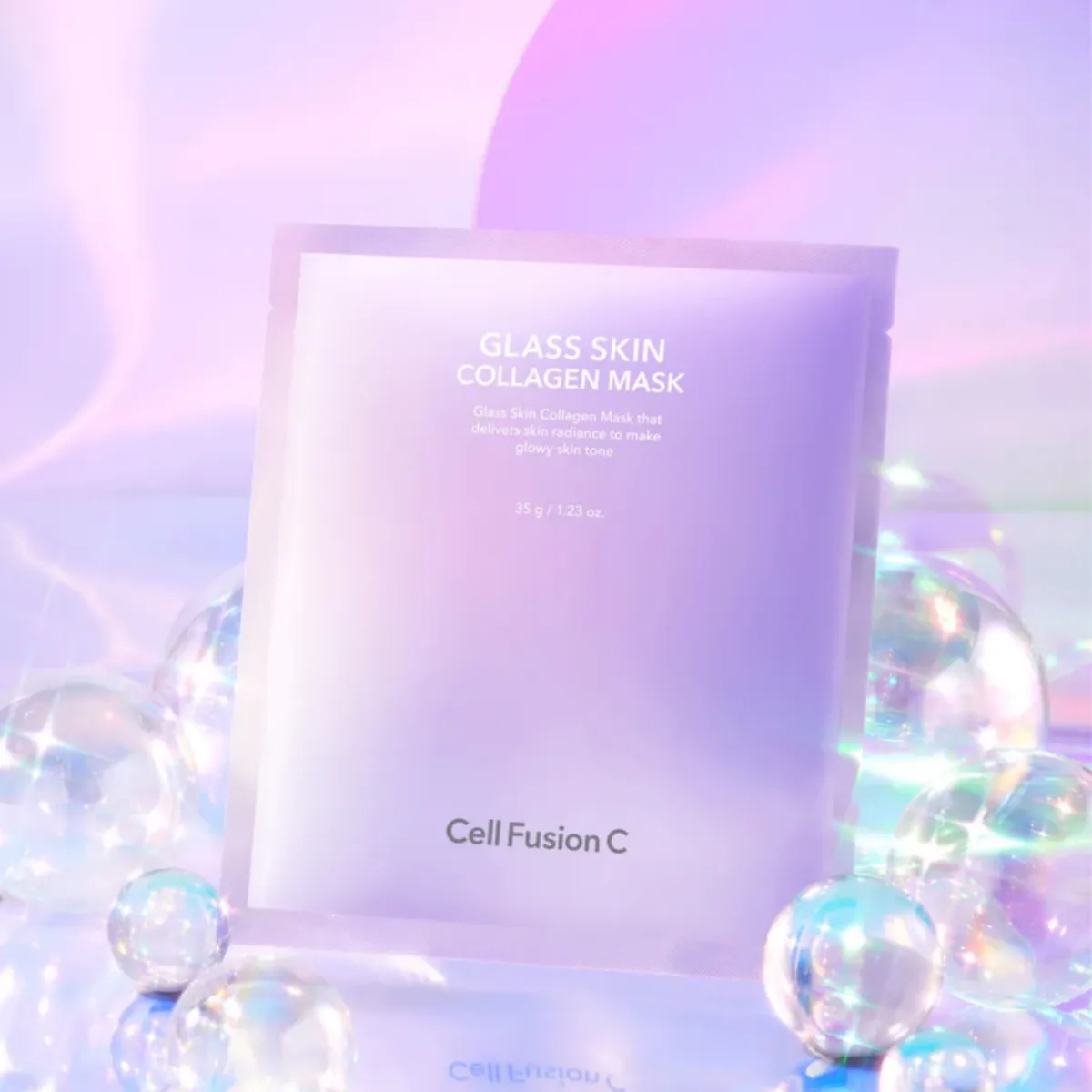 Cell Fusion Glass Skin Collagen sheet masker 5 stuks hydraterend