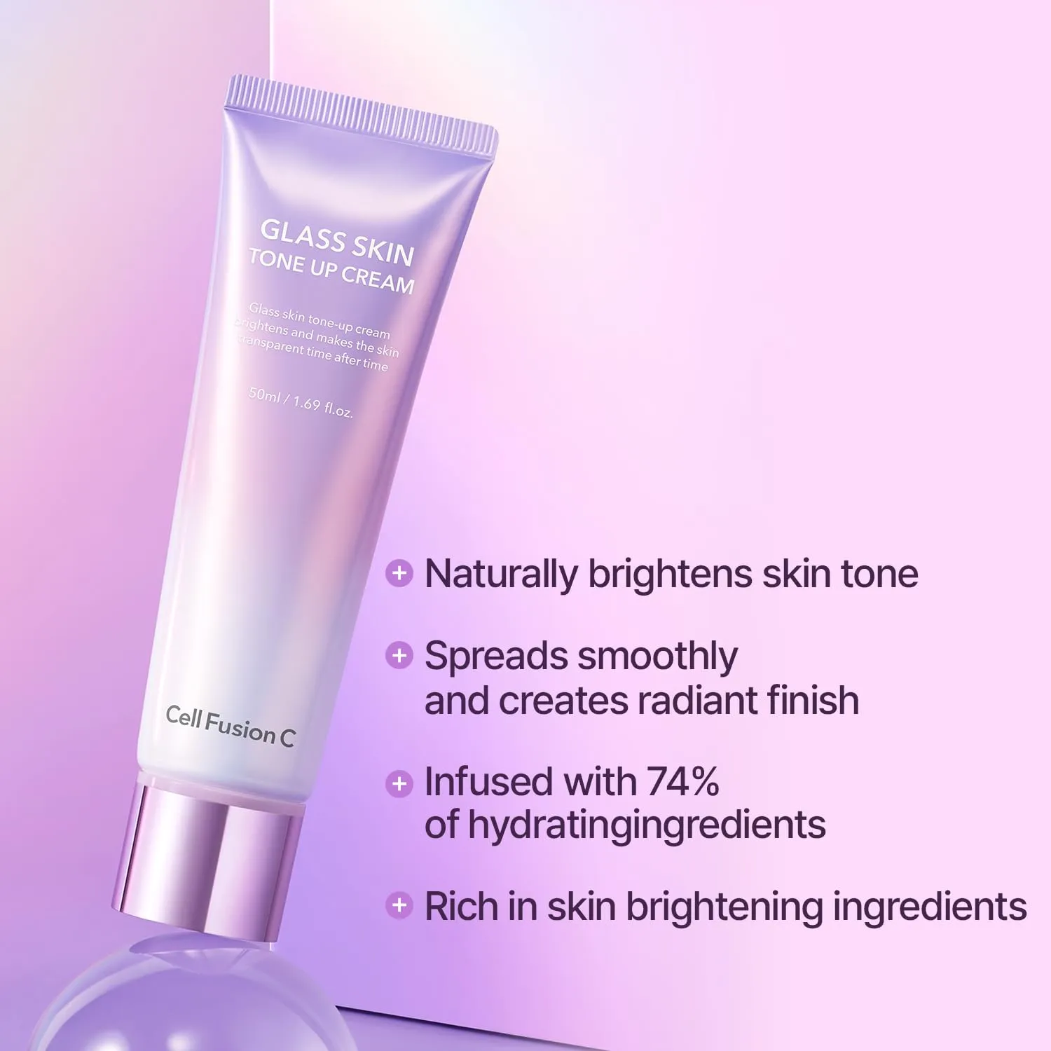 Cell Fusion Glass Skin Tone Up crème 50 ml egaliserend