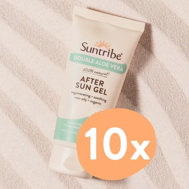 Suntribe Double Aloe Vera aftersun gel 10x100 ml verkoelend