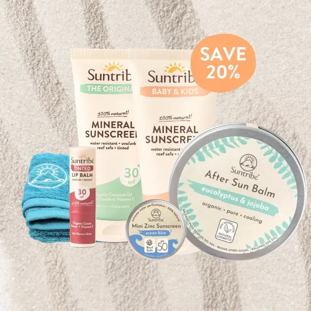 Suntribe Face Sport Mini zink sun sticks SPF50 set 4