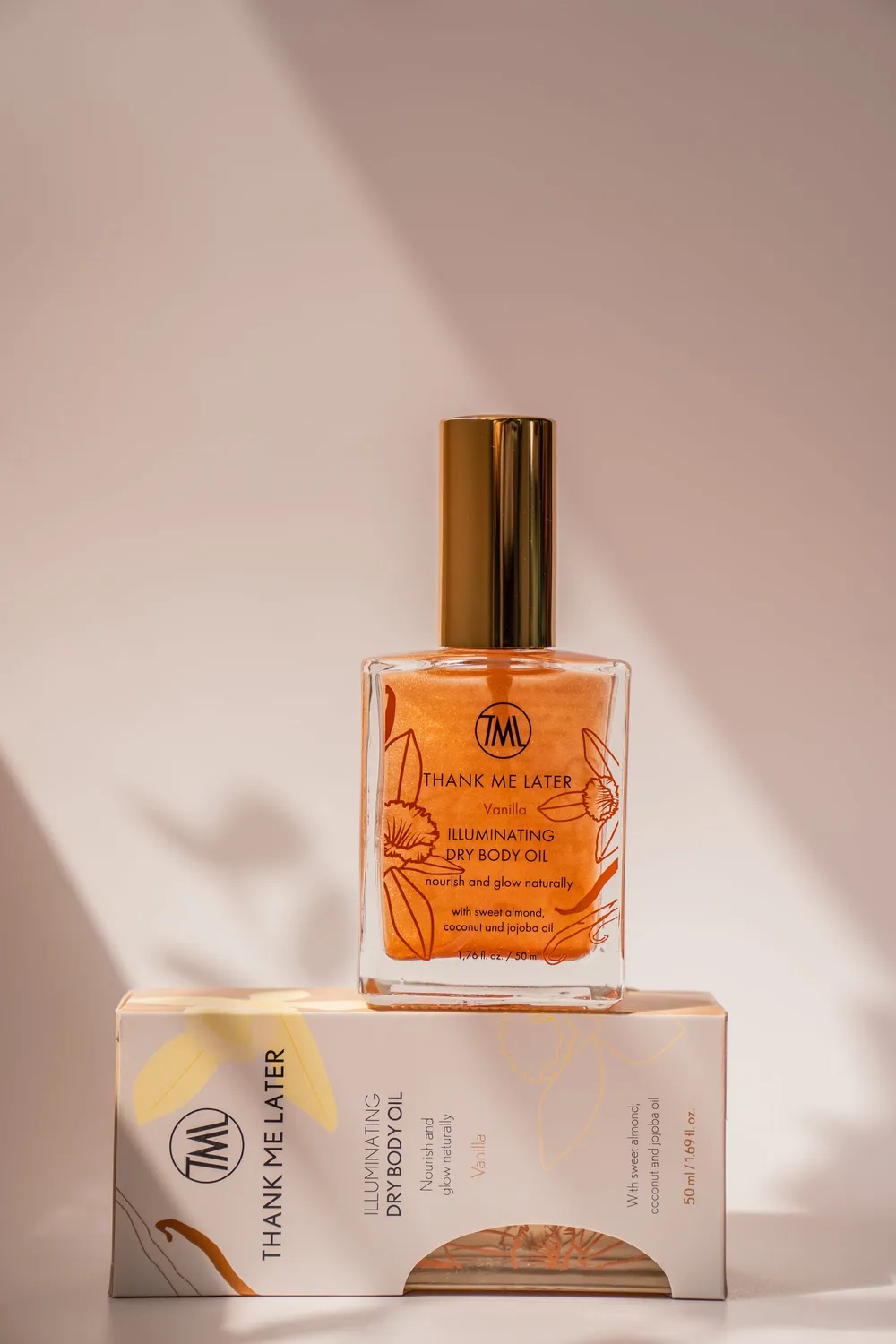Thank Me Later The Body Oil bodyolie 50ml met glans