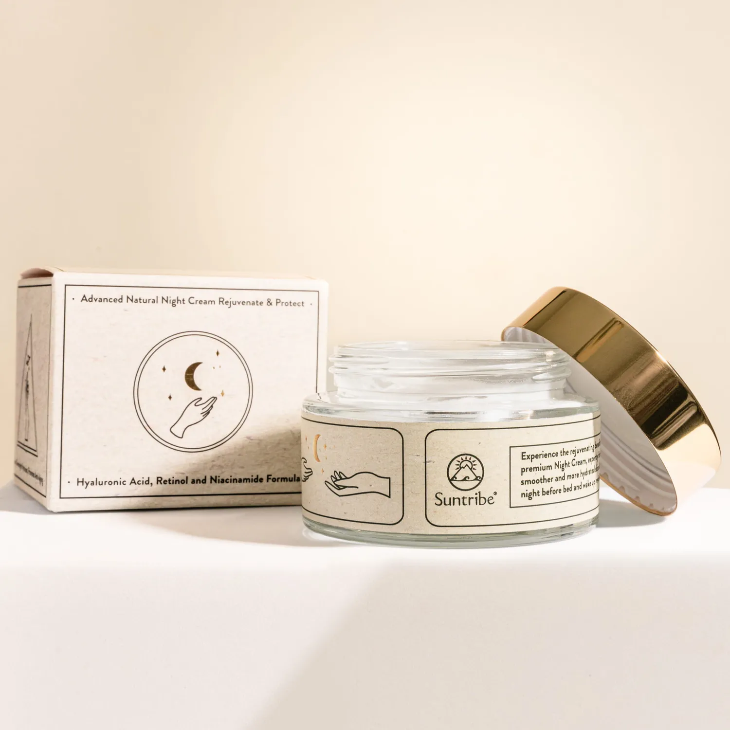 Suntribe Organic nachtcrème retinol hyaluronzuur
