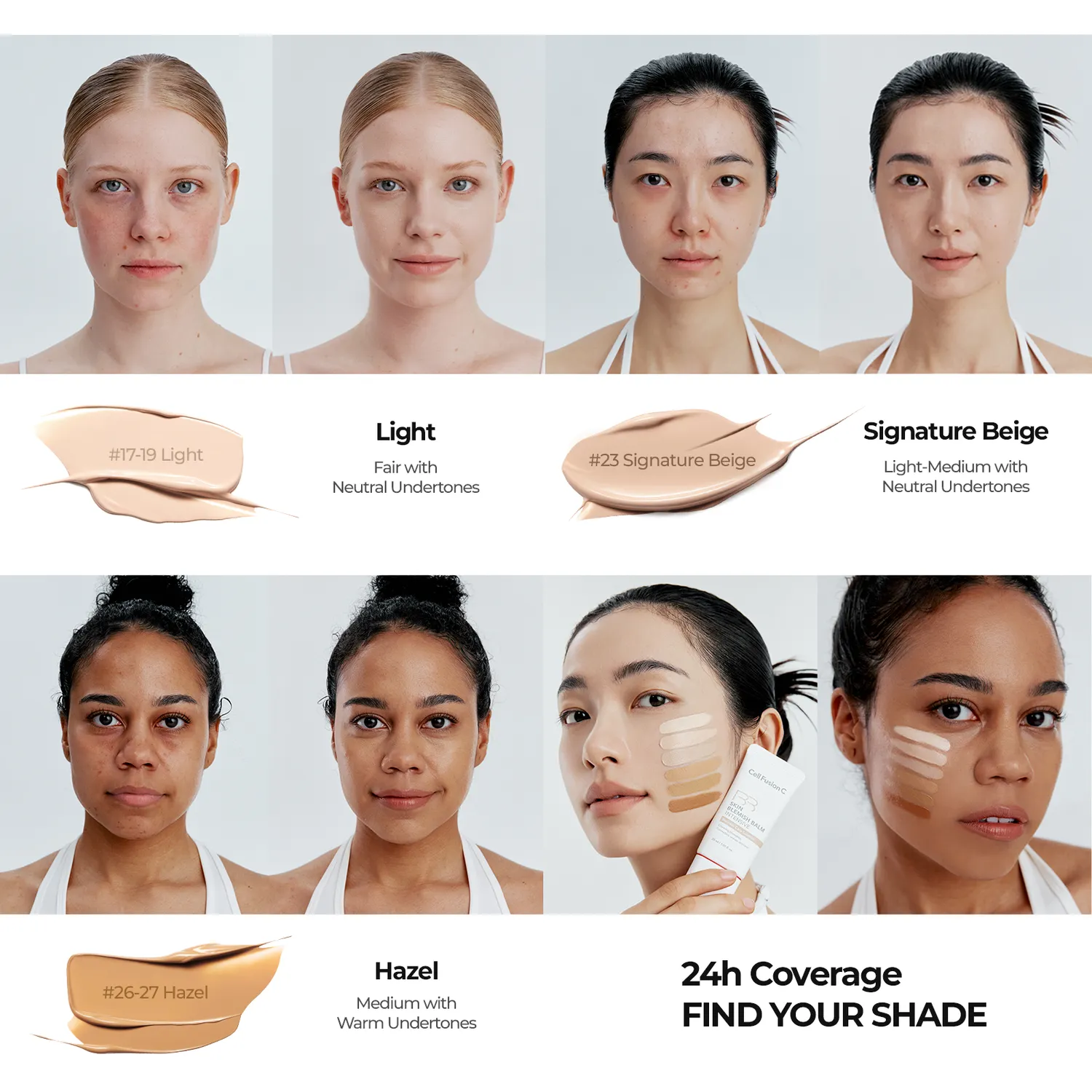 Cell Fusion BB Cream Puff BB cream Light met puff