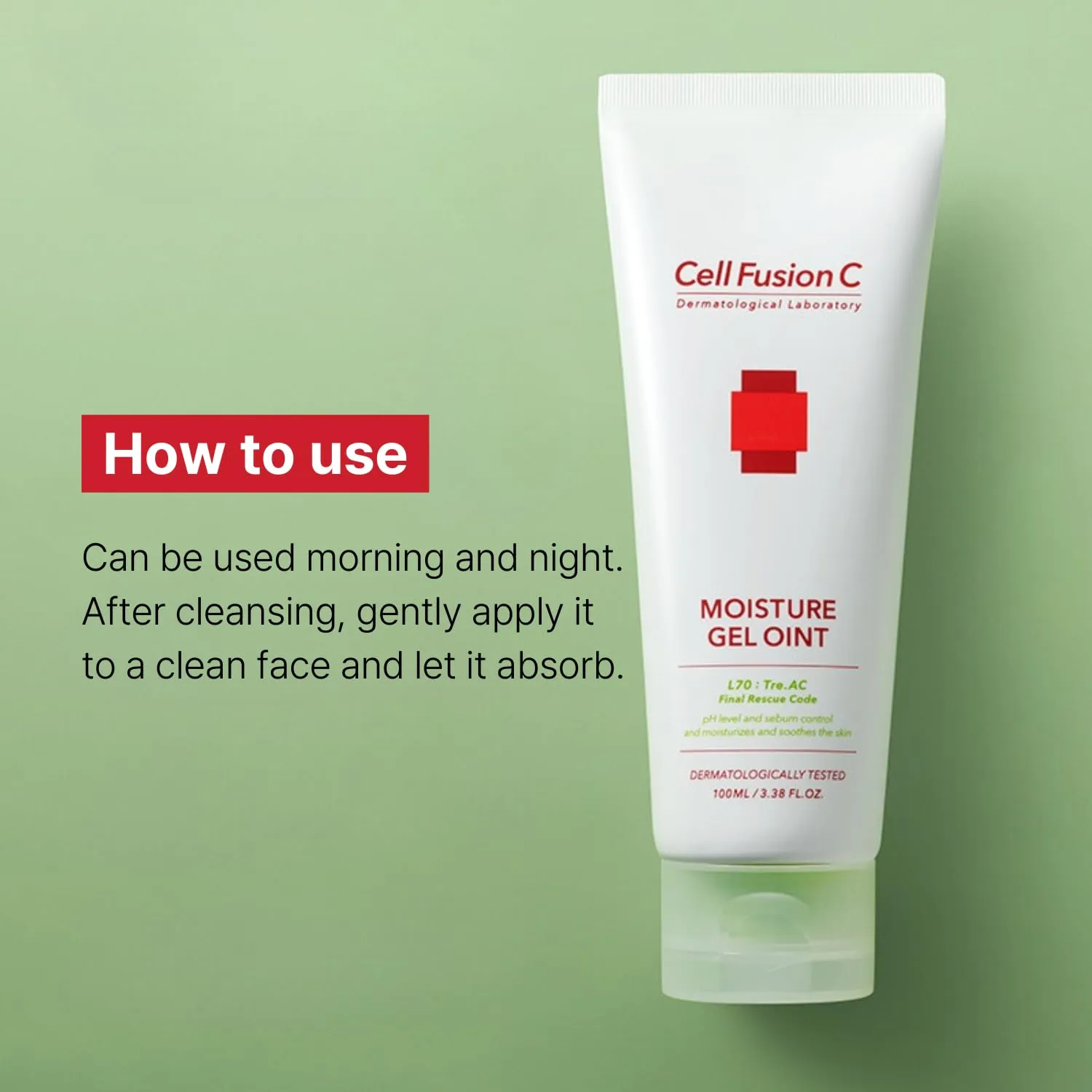 Cell Fusion TRE.AC Moisture Gel Oint gelcrème 100ml olievrij
