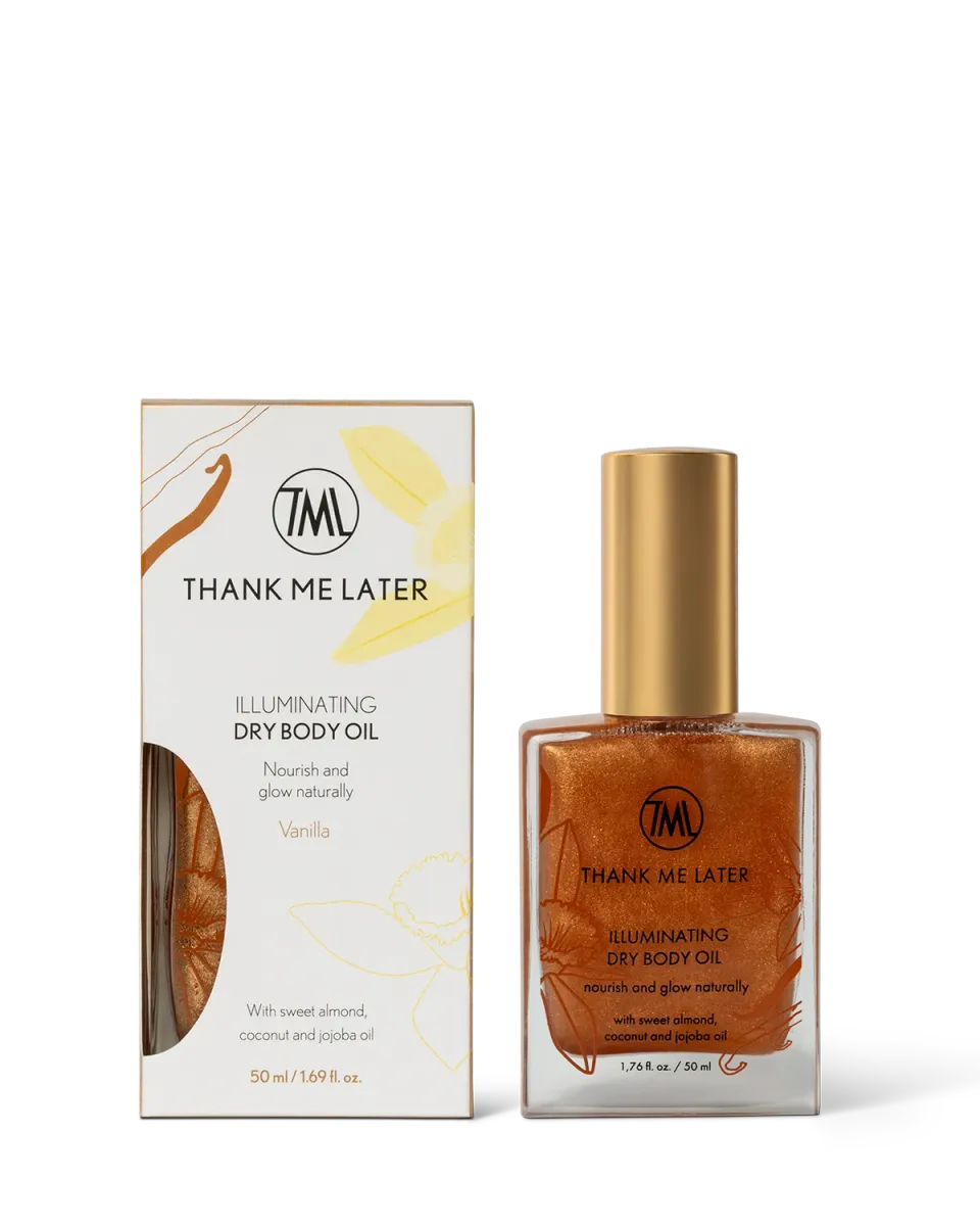 Thank Me Later The Body Oil bodyolie 50ml met glans
