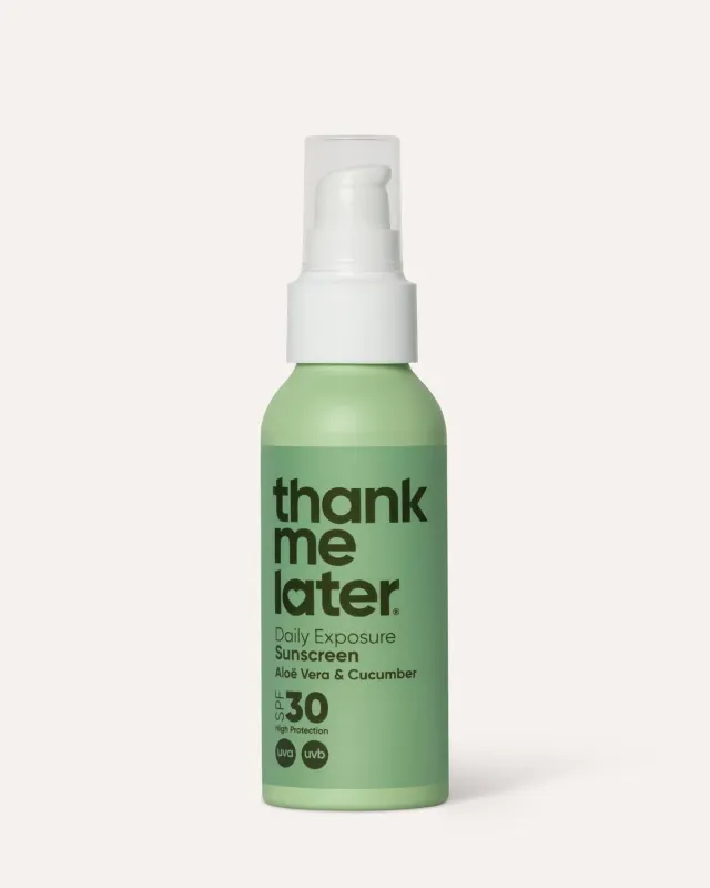 Thank Me Later Daily Exposure zonnecreme komkommer 100 ml