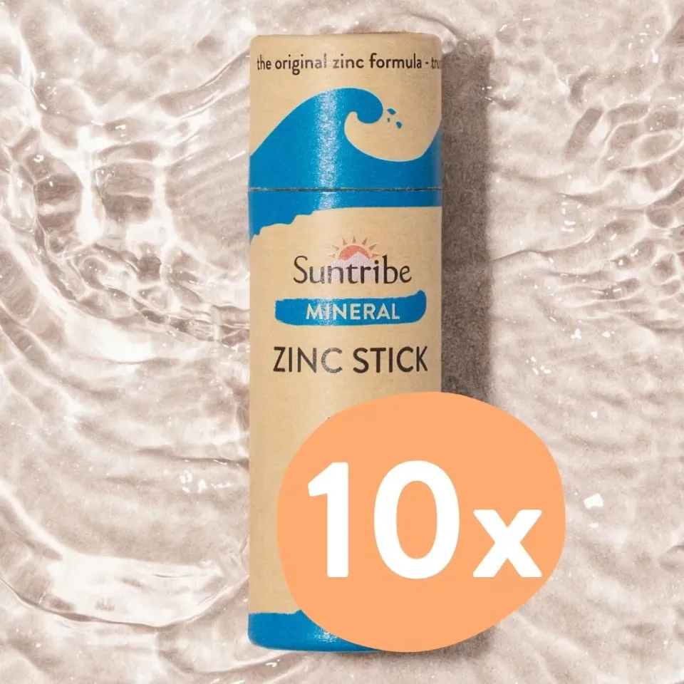 Suntribe Zinkstift SPF50 oceaanblauw 10x30g zonnestick