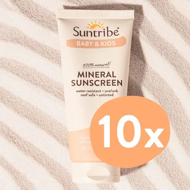 Suntribe Baby & Kids Minerale Zonnebrand SPF30 10x100ml