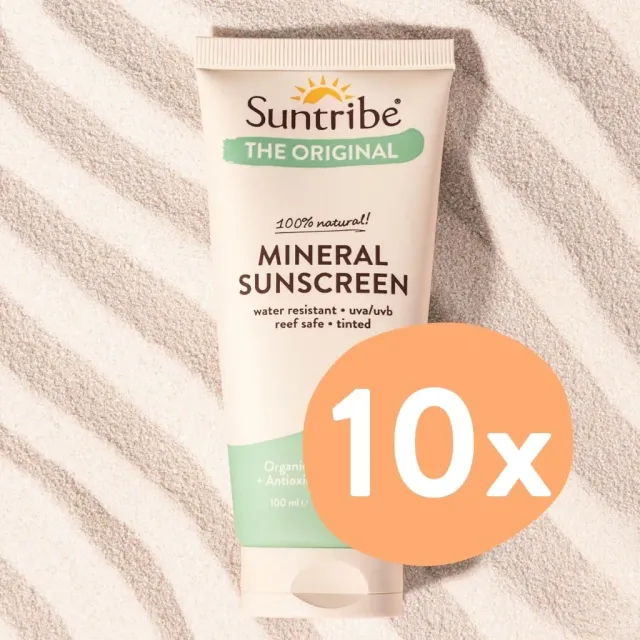 Suntribe Getinte Zonnebrand SPF30 10x100 ml gezicht