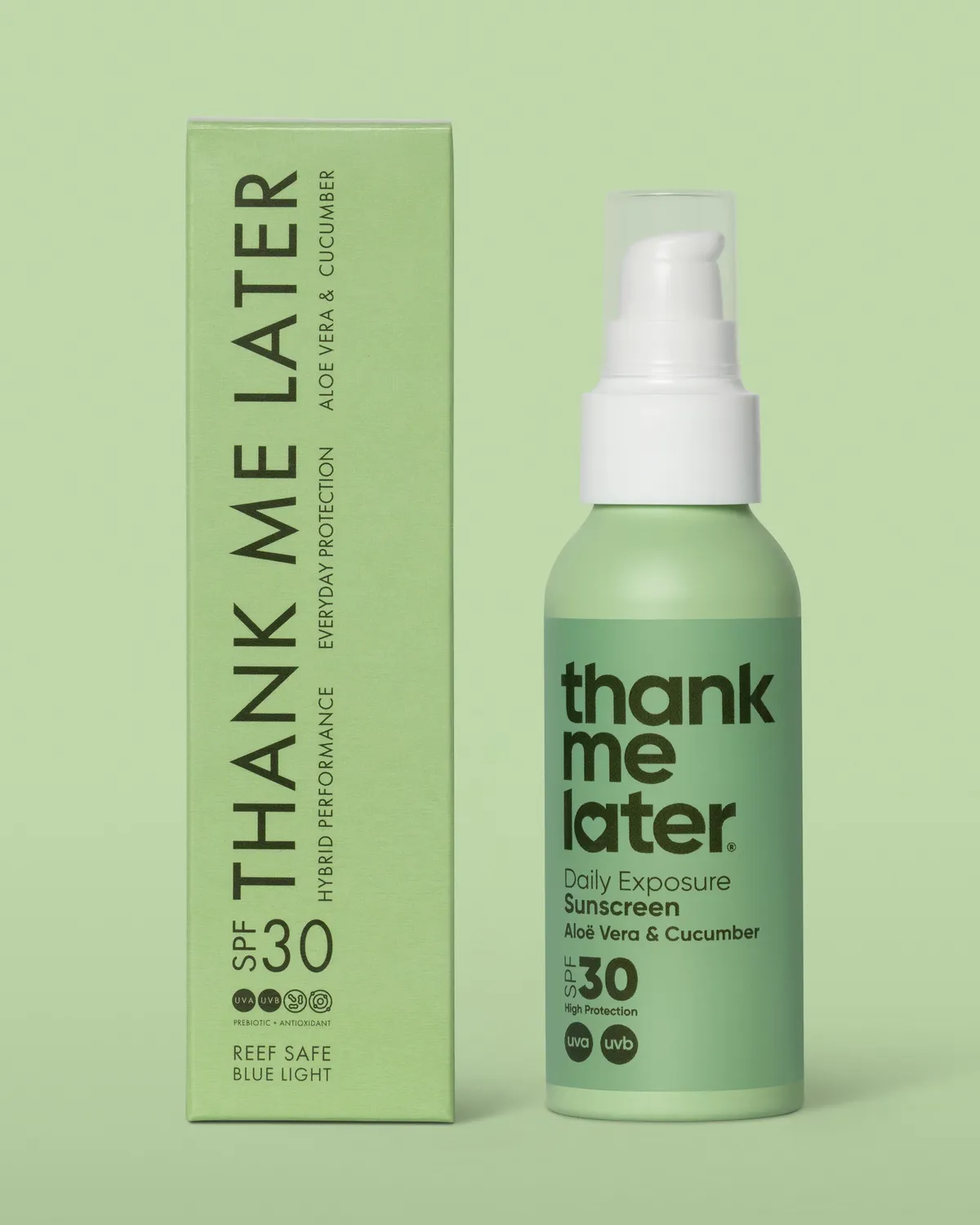 Thank Me Later Daily Exposure zonnecreme komkommer 100 ml