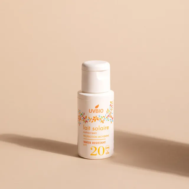 UVBIO zonnebrandmelk SPF20 50ml mat bio
