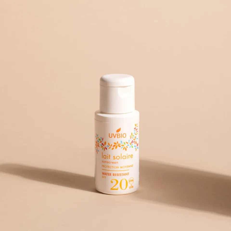 UVBIO zonnebrandmelk SPF20 50ml mat bio